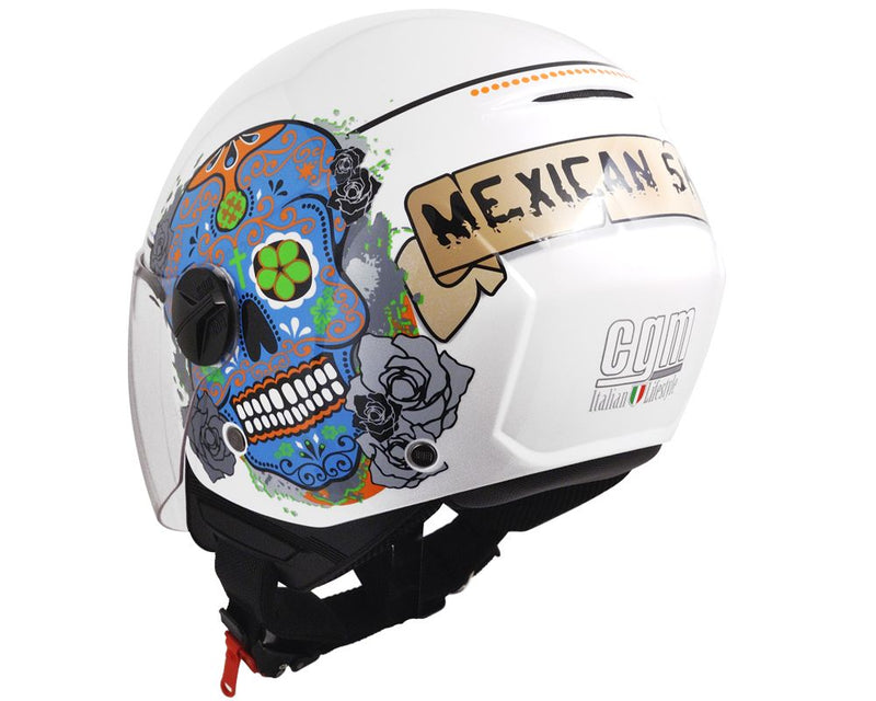 Casco Jet per Scooter Visiera Lunga CGM Cancun 107S Nero