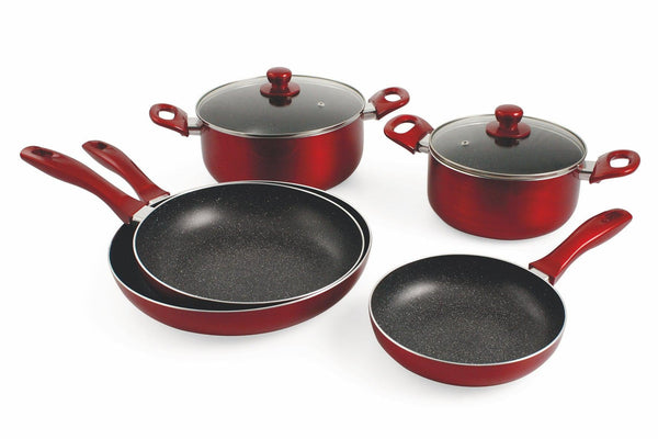 Soriani Sevilla Antihaft-Kochgeschirr-Set aus Aluminium, 7-teilig prezzo