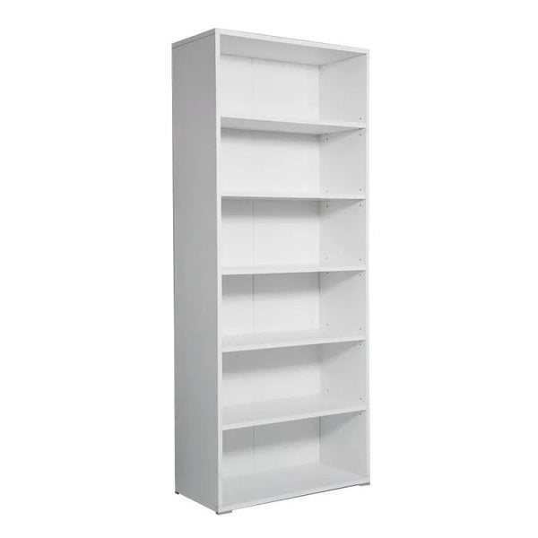 Libreria 6 Ripiani 72,3x34,1x177,1 cm in Truciolare Nobilitato Bianca sconto