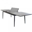 Tavolo Allungabile Guantanamo 200/300x90x76 h cm in Alluminio Antracite