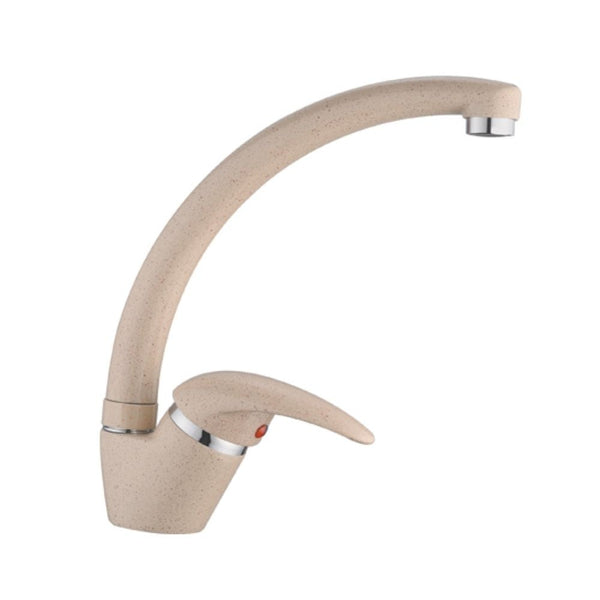 Rubinetto Cucina Miscelatore Monocomando Lavello Canna Tonda in Ottone V2 Avena acquista