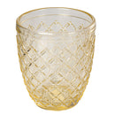 Set 6 Bicchieri Acqua Castle Chocolate in Vetro VdE Tivoli 1996 Marrone