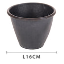 Set 2 Contenitori Decorativo Metallo 16 cm