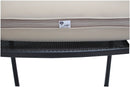 Set 2 Cuscini per Sedia da Giardino 90x45x5 cm in Dralon Allegro Ecru