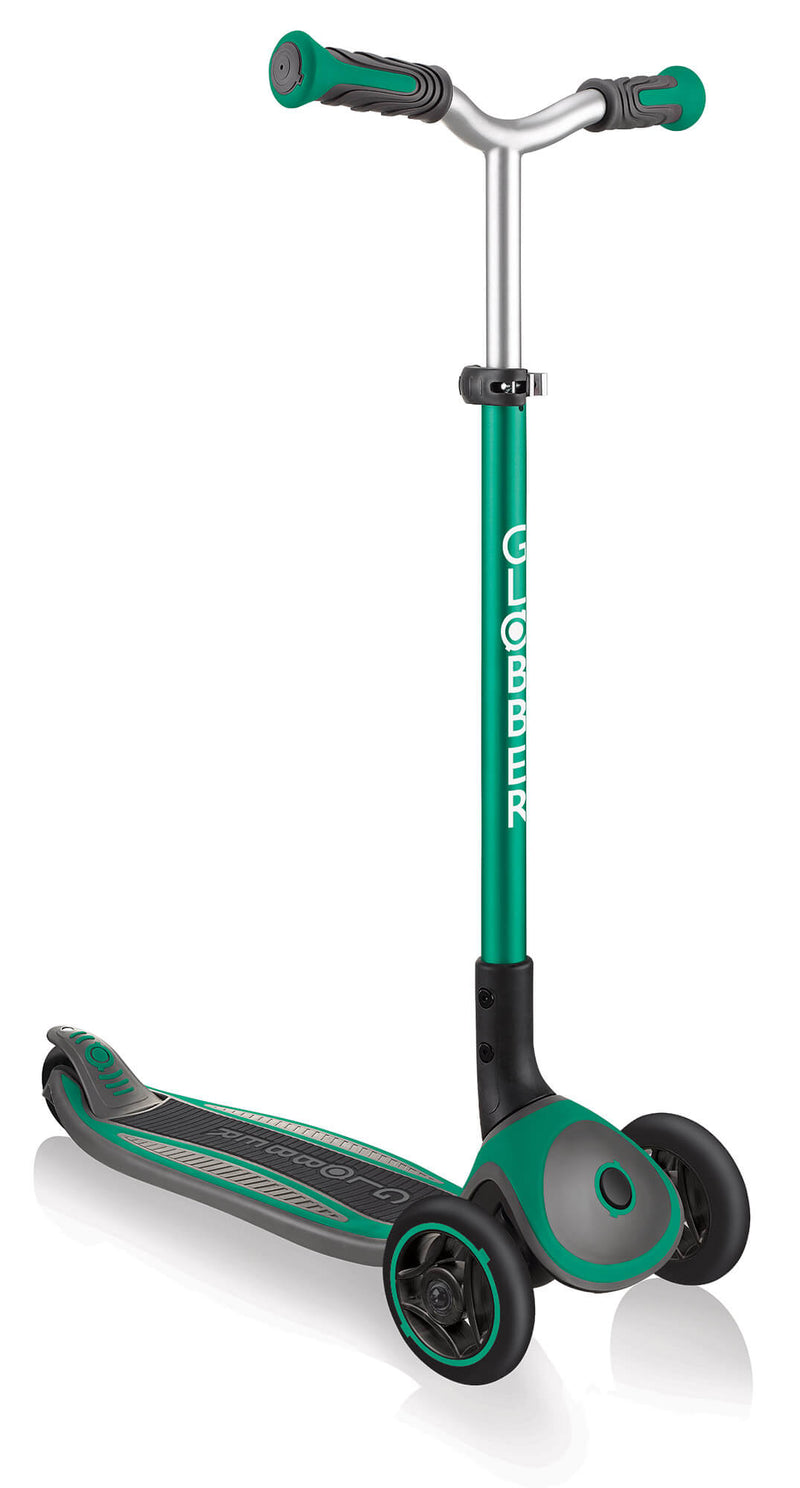Monopattino 3 Ruote Pieghevole 5 Altezze Max 50 Kg Globber Master Verde