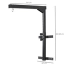 Supporto per Sacco da Boxe 40x63x81 cm da Parete Max 100 kg  Nero