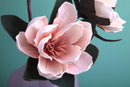 Set 2 Magnolia Artificiale Composta da 2 Fiori Artificiali Altezza 73 cm 
