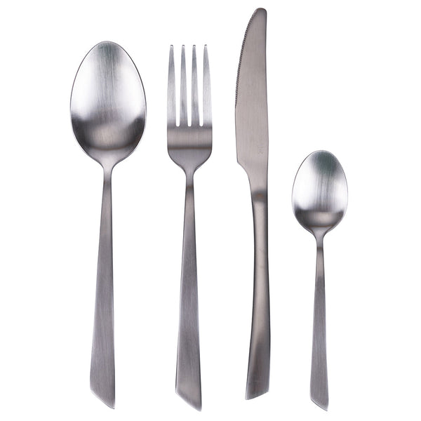 prezzo Service Besteckset 24-teilig aus poliertem Silberstahl Villa d'Este Home Tivoli Cut