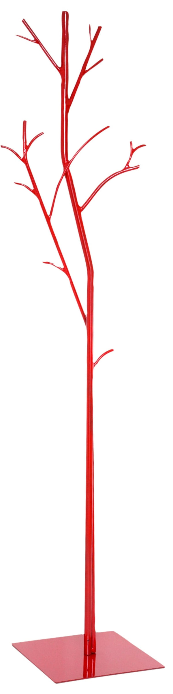 acquista Garderobenständer aus Schmiedeeisen 33x33x178 cm Vasconi Platano Rosso