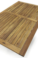 Tavolo da Giardino Rettangolare 150x90 cm in Legno di Acacia Soriani Bali