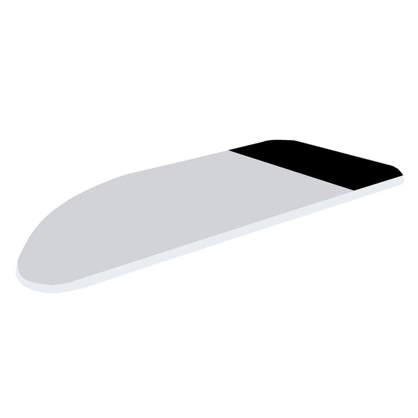 Copriasse Ricambio Asse da Stiro Kolossal 125x48 cm Cotone Spugna Feltro Grigio prezzo