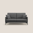 Divano 2 Posti 160x94x90 cm in Tessuto Grigio