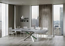 Tavolo Allungabile 140-400x90x77 cm Volantis Cemento Telaio 4A 