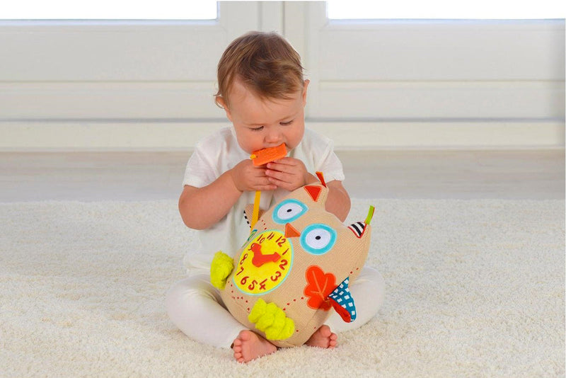 Il Mio Primo Orologio Peluche per Bambini Dolce Multicolor