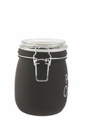Barattolo Caffè con Scritta Ø10,8x17,3 cm in Vetro con Chiusura in Metallo VdE Tivoli 1996