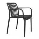 Poltrona Giuly 58x57x80 cm Nero