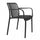 Sessel Giuly 58x57x80 cm Schwarz