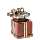 Set 2 Pacco Regalo Contenitore 10X10 cm Rosso