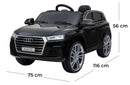 Macchina Elettrica per Bambini 12V con Licenza Audi Q5 Nera
