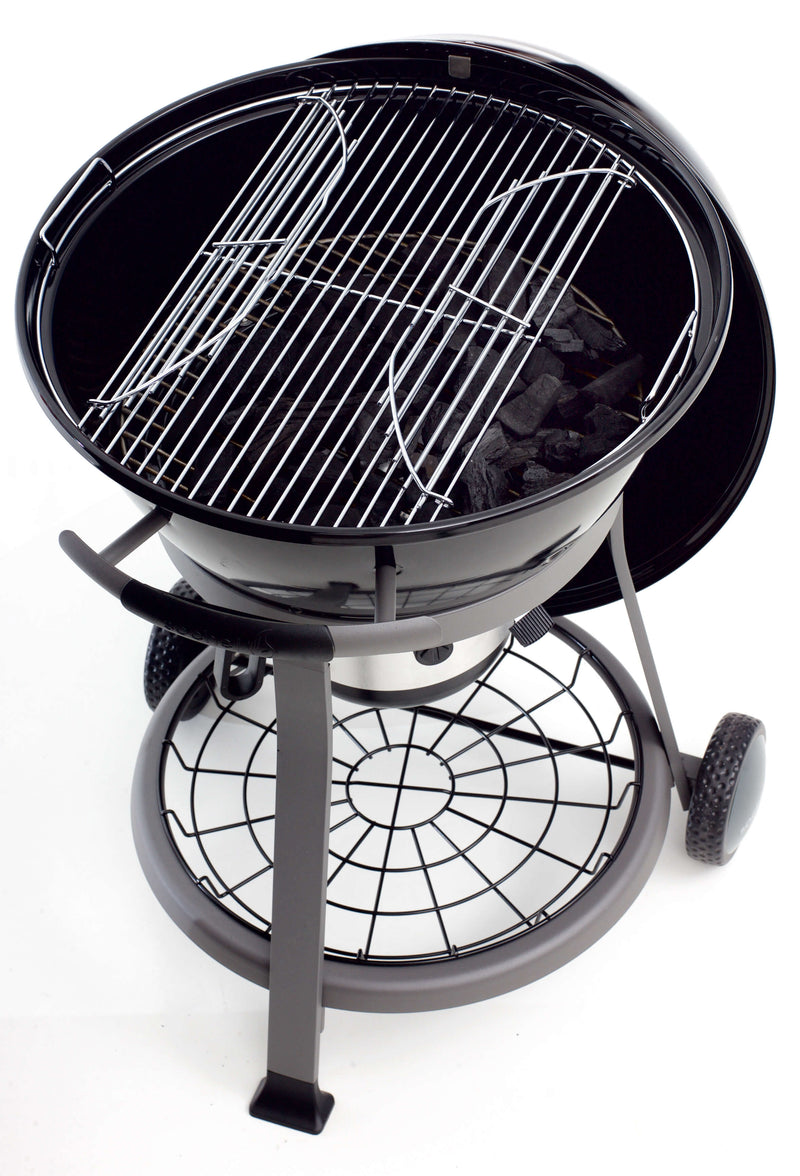 Barbecue a Carbone in Smalto Porcellanato Sochef Grande Pupo Nero