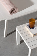 Set 2 Tavolini 40x40x35h cm Cruise Bianco