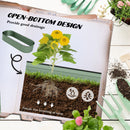 Letto per Orto Rialzato Modulare  con Fondo Aperto 150x62x30 cm in Acciaio Galvanizzato Verde