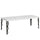 Tavolo Allungabile 160/264x90x77 cm Karamay Premium Bianco Frassino