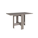 Tavolo Pieghevole Salvaspazio 130x76x73,4 cm in MDF Artemio Light Mocha