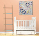 Dipinto su Tela Floating Circles 80x3x80 cm in Legno e Canvas