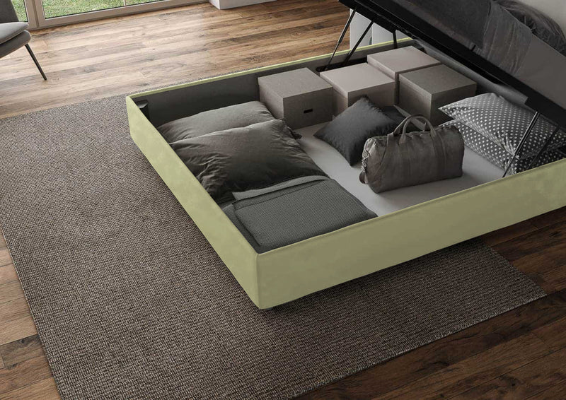 Letto Matrimoniale Francese Mika Tè verde Varie Misure