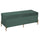 Panca Contenitore 115x40xh45 cm in Tessuto Velluto Verde Salvia