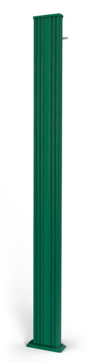 Doccia da Esterno Giardino Miscelatore e Lavapiedi Arkema Spring S Fascia Inox Verde