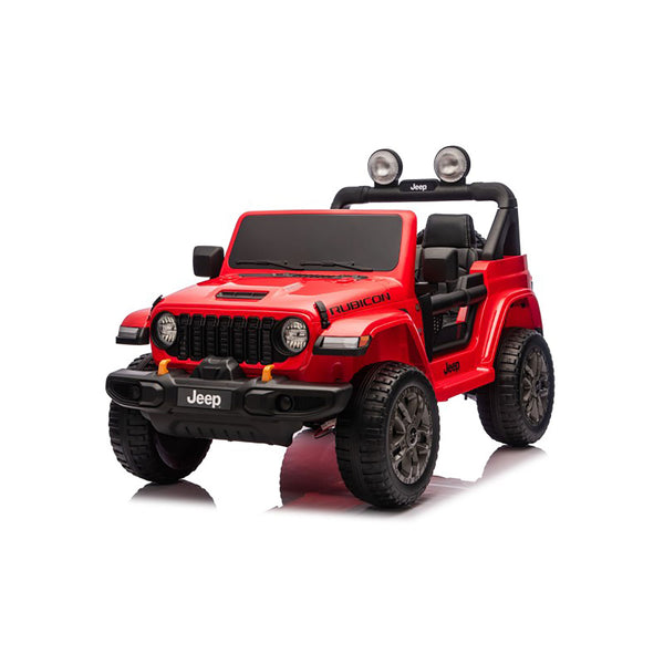Macchina Elettrica per Bambini Jeep Wrangler Rubicon 12V con Telecomando Rosso sconto