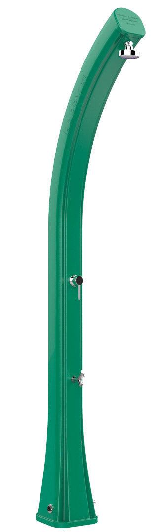 online Doccia Solare da Giardino 35L Miscelatore e Lavapiedi Arkema Happy XL Verde scuro