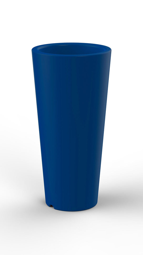Vaso Ø37,5x102 cm in Resina Arkema Tondo 102 Blu online
