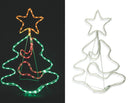 Insegna Luminosa Natalizia 96 LED 74x49 cm Soriani
