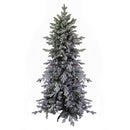 Albero di Natale Artificiale Innevato Grinch Slim Verde Varie Misure