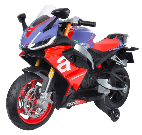 acquista Moto Elettrica per Bambini Licenza Ufficiale Aprilia RS660 12V 3,5Ah Rosso