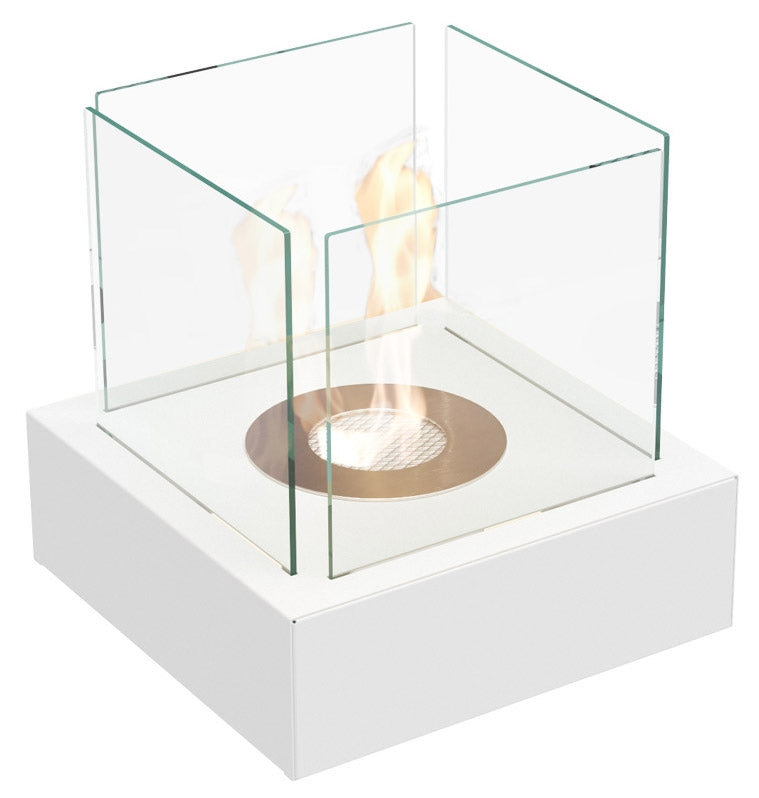 Camino a Bioetanolo da Tavolo 30x30 cm Flig Provicence 3 Bianco