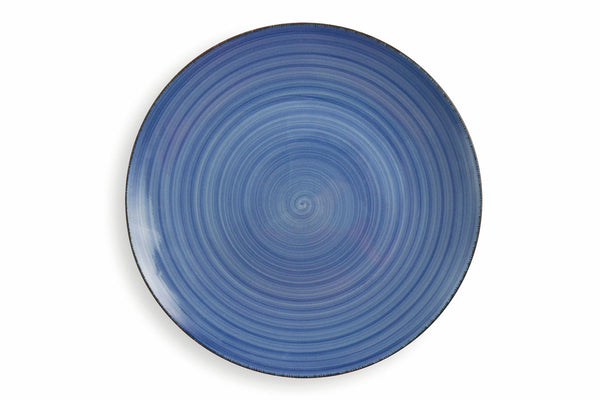 sconto Set 6 Obstteller aus Steinzeug Ø19,3 cm Villa d'Este Home Tivoli Blu New Baita