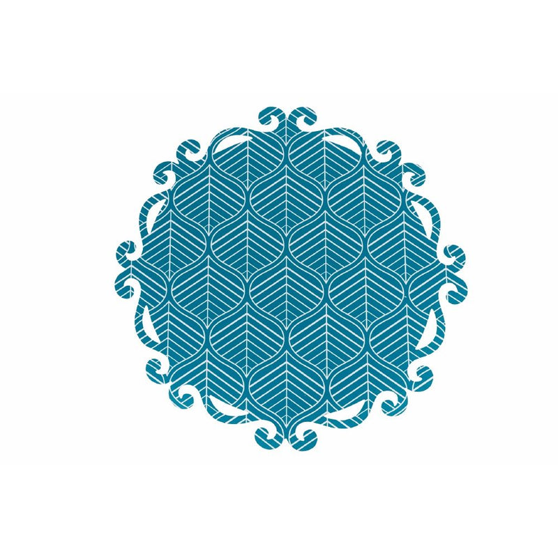 Set 6 Tovagliette Ø38x0,5 cm  in Plastica VdE Tivoli 1996 Bali leaf