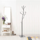 Appendiabiti da Terra 33x33x178 cm in Ferro Battuto Vasconi Platano Grafite