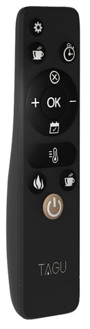 Camino Elettrico da Pavimento Effetto Fiamma 1500W Tagu Helmi Bianco