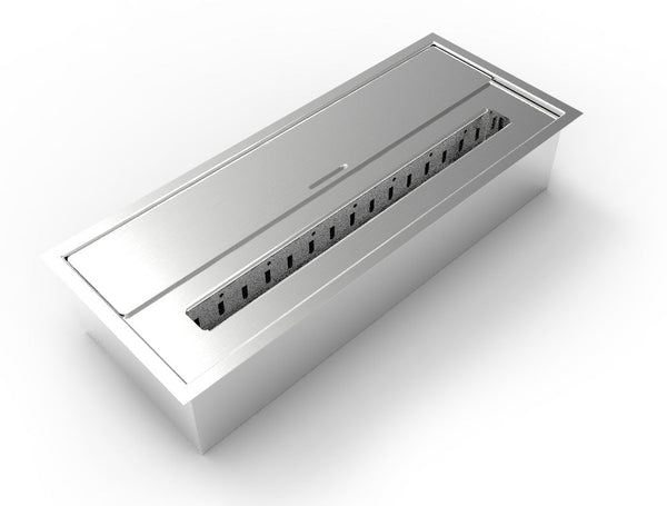 online Bioethanolbrenner für Kamine 45,7x18,7xH9,5 cm 3,5L in Edelstahl