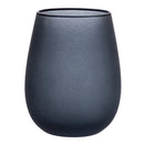 Set 6 Bicchieri Acqua Effetto Frosted Happy Hour Stones in Vetro VdE Tivoli 1996 Grigio