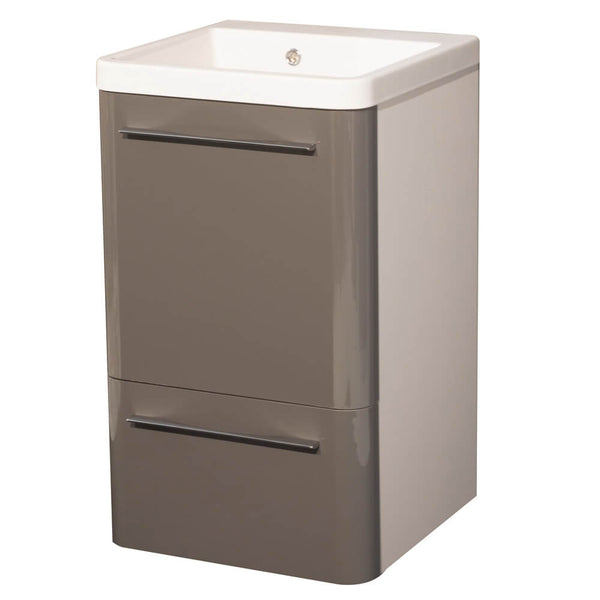 prezzo Waschbeckenschrank 50,5x50,5x87 cm 2 Schubladen Montegrappa Novella Dipiù Anthrazit