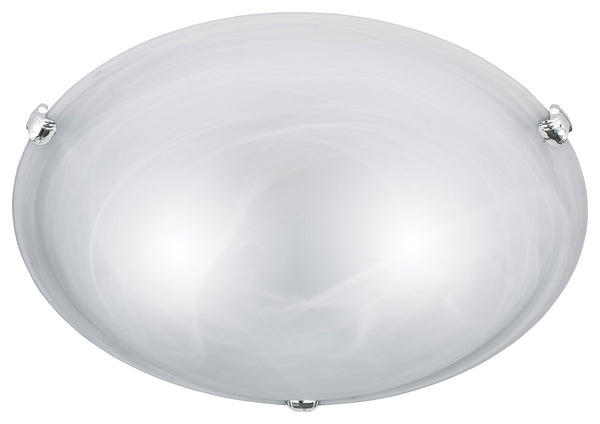 Plafoniera da Interno Attacco E27 in Metallo Nichel Opaco online