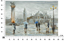 Dipinto Sut Tela Old City 120x3,7x80 cm in Alluminio Legno e Canvas