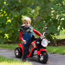 Moto Elettrica per Bambini 6V 3 Ruote Rossa