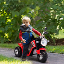 Moto Elettrica per Bambini 6V 3 Ruote Rossa